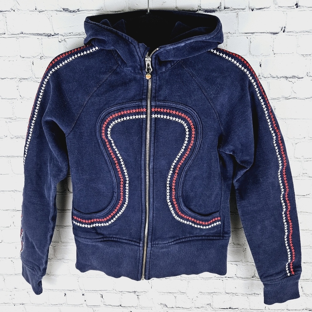 LULULEMON | Special Edition Team USA Olympics stars full zip scuba hoodie